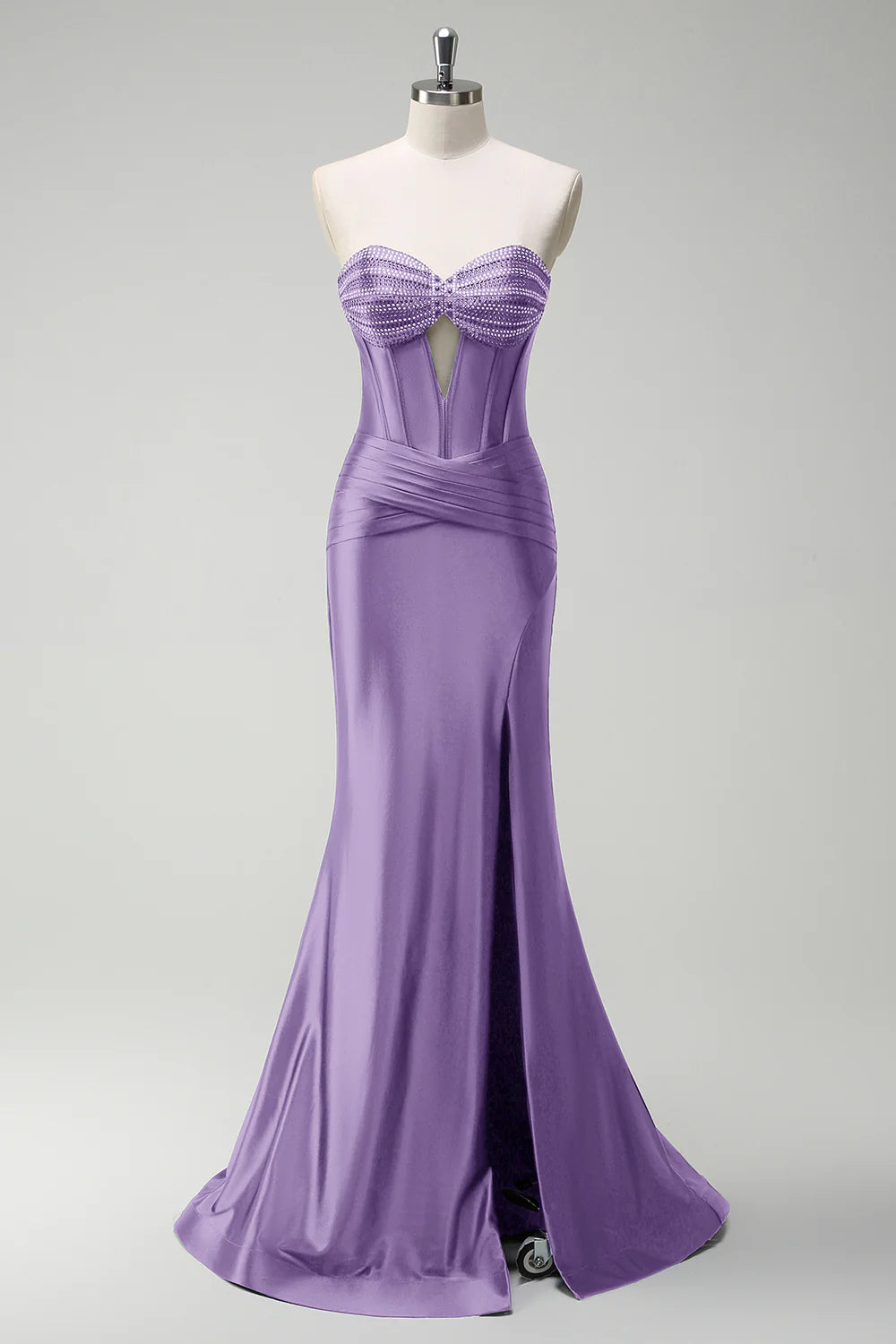 OKBBN mermaid slit tight corset hollow ball dress