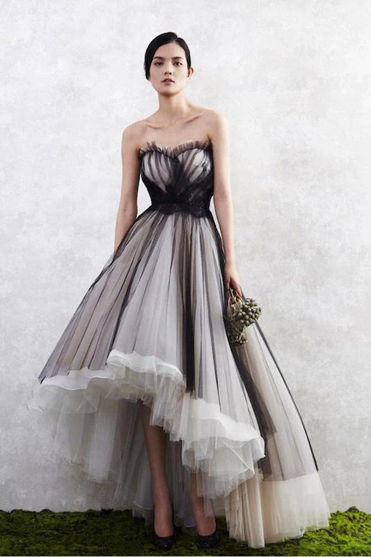 A-line sheer sweetheart sleeveless cocktail dress for Homecoming Festival