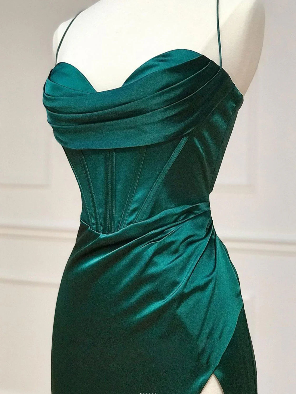 Mermaid Sweetheart Neck Green Long Evening Dress Green Formal Evening Dress