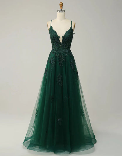 A-line Elegant, Beautiful, Sexy Split Long Ball Dress