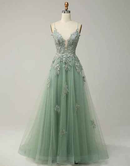 A-line Elegant, Beautiful, Sexy Split Long Ball Dress