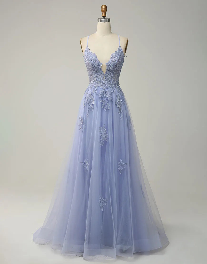 A-line Elegant, Beautiful, Sexy Split Long Ball Dress