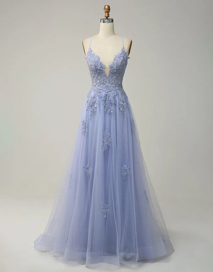 A-line Elegant, Beautiful, Sexy Split Long Ball Dress