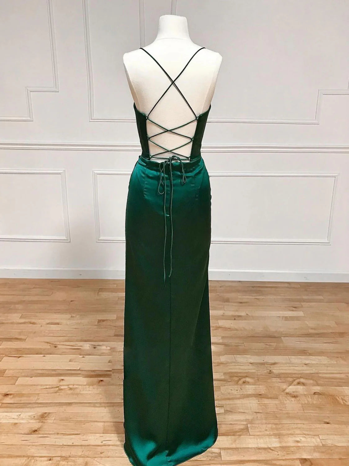 Mermaid Sweetheart Neck Green Long Evening Dress Green Formal Evening Dress