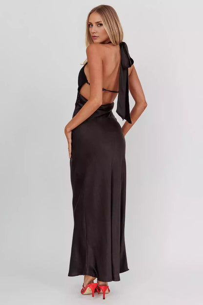 Charming unlined mesh corset with adjustable backless shoulder straps and zippered sides Bridesmaid Dresses