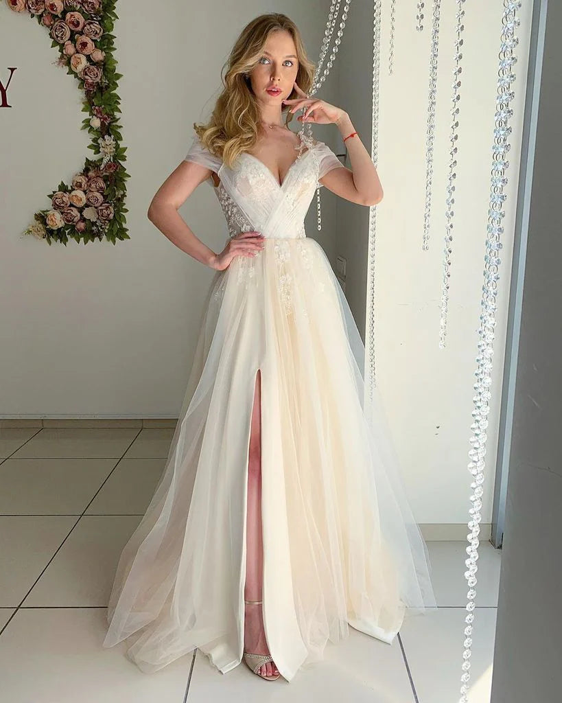 Unique and elegant sheer one shoulder ball dress with embellishments slim fitting evening dress