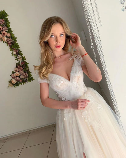 Unique and elegant sheer one shoulder ball dress with embellishments slim fitting evening dress
