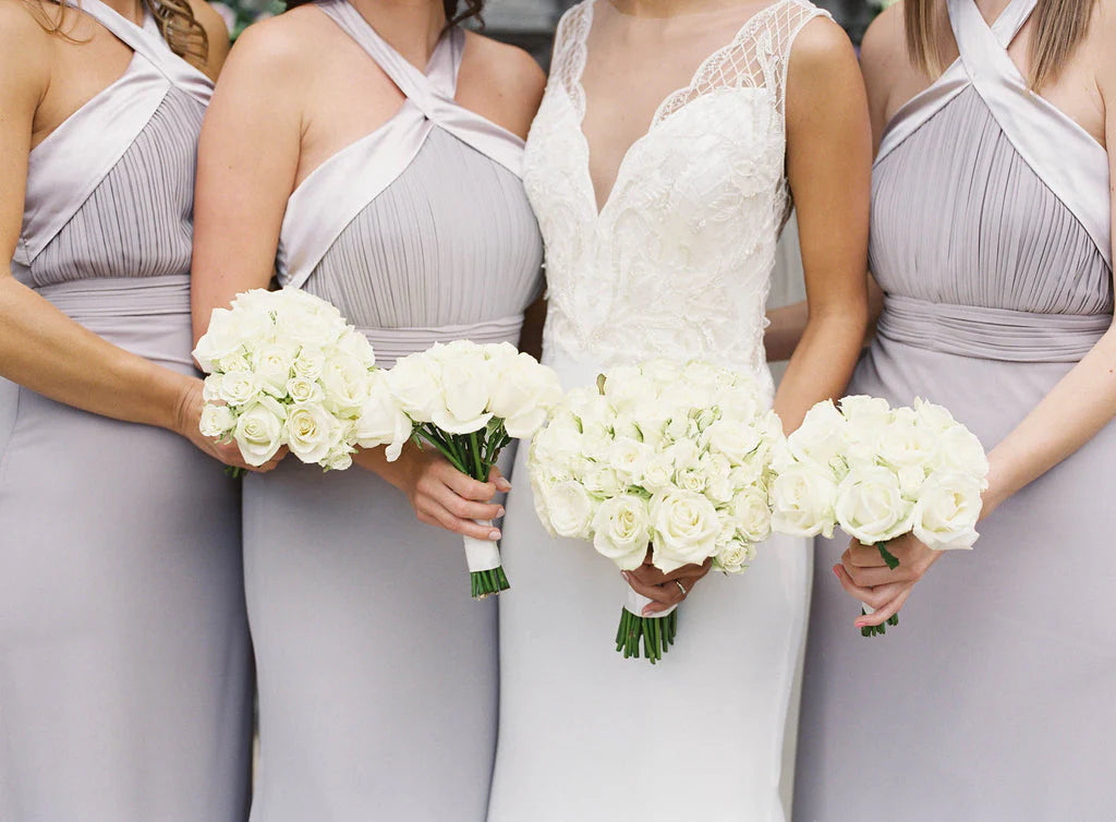 Cute long mermaid chiffon dress elegant and minimalist bridesmaid dress