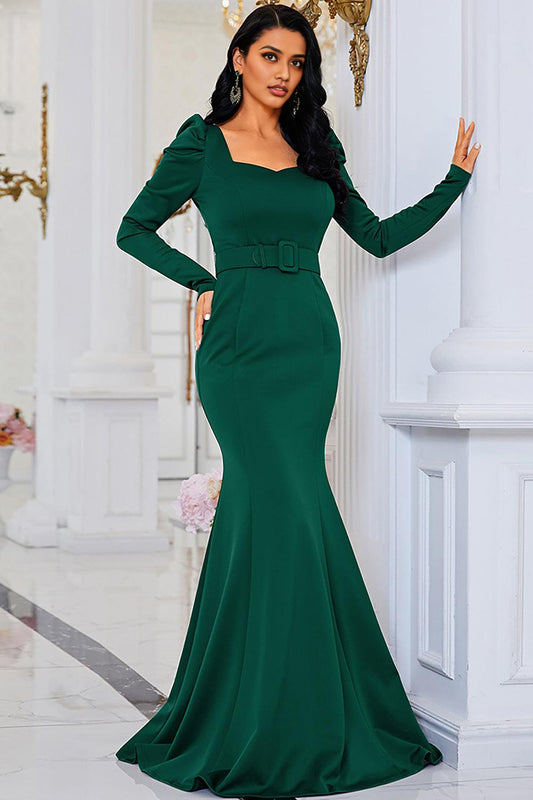 Mermaid Mother of the Bride Dress with Long Sleeves