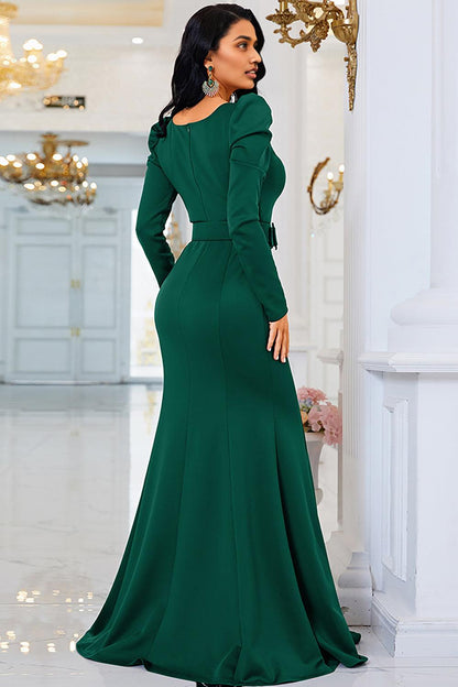 Mermaid Mother of the Bride Dress with Long Sleeves