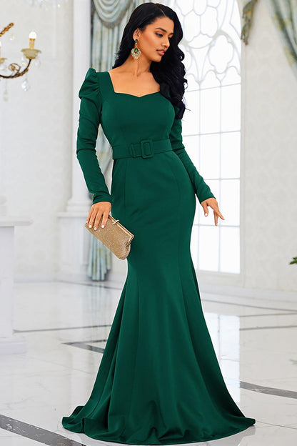 Mermaid Mother of the Bride Dress with Long Sleeves