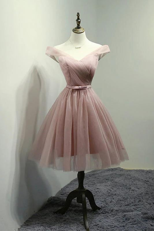 Sexy pink off shoulder sheer back to school sheer graduation dressSexy pink off shoulder sheer back to school sheer graduation dress