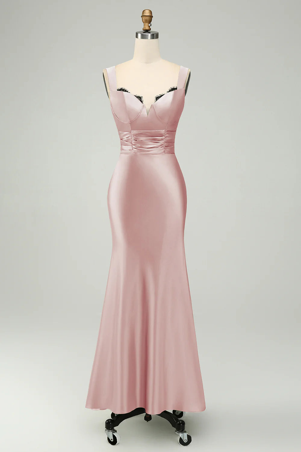 Mermaid Asymmetrical Satin Bridesmaid Dress