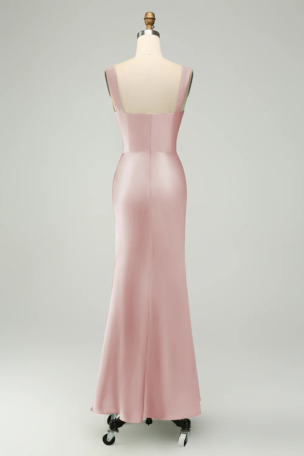 Mermaid Asymmetrical Satin Bridesmaid Dress