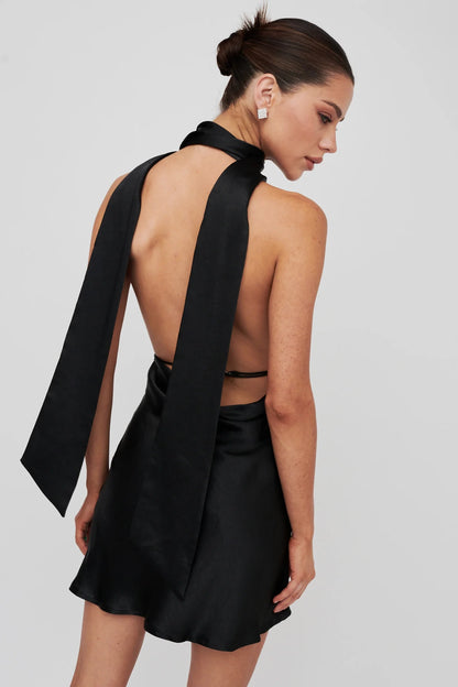 Elegant satin mini low V-neck with adjustable shoulder straps and side zippers Homecoming Dresses