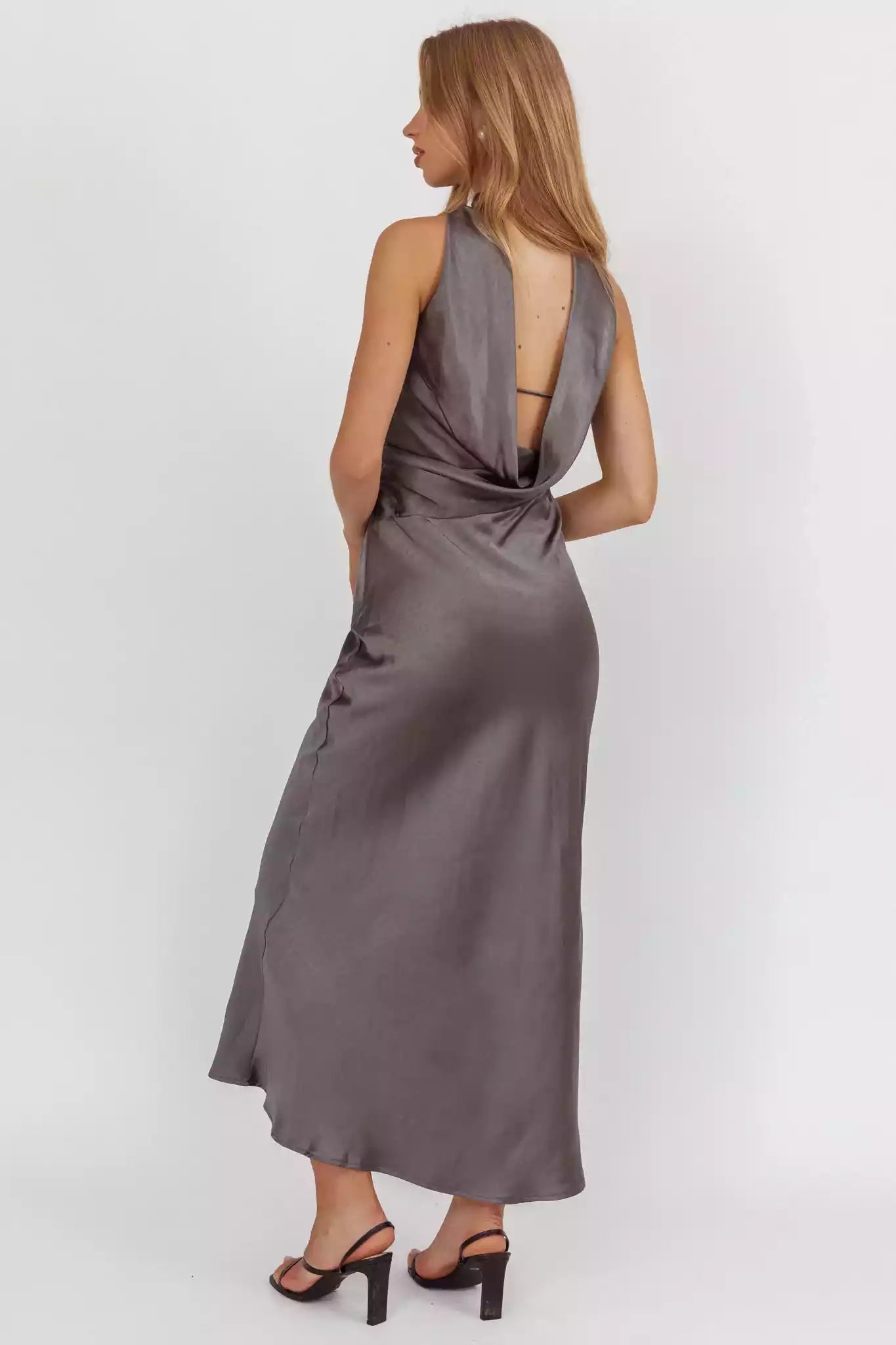 Elegant satin ultra long strapless, unlined, invisible side zipper Bridesmaid Dresses