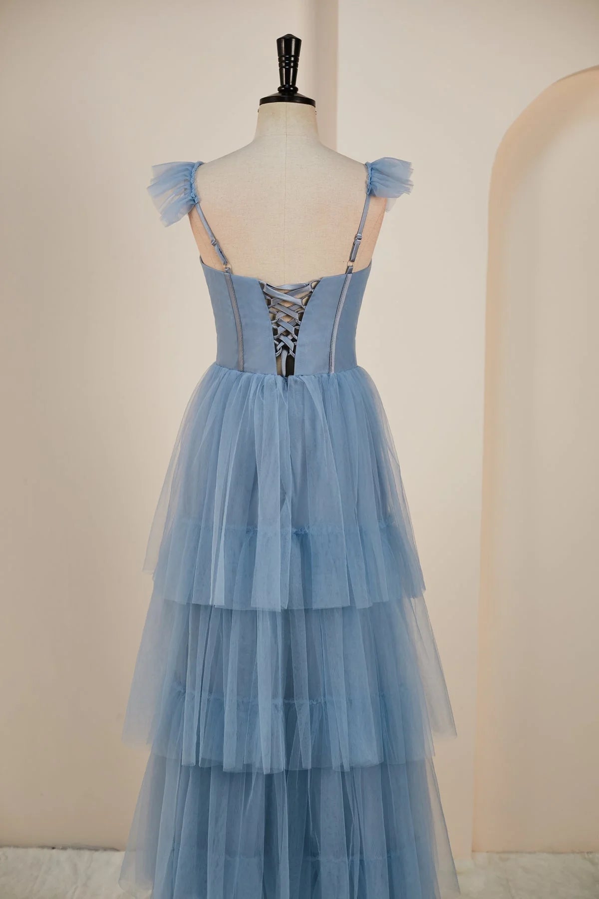 Fantasy carrying thin gauze multi-layer dance party dress