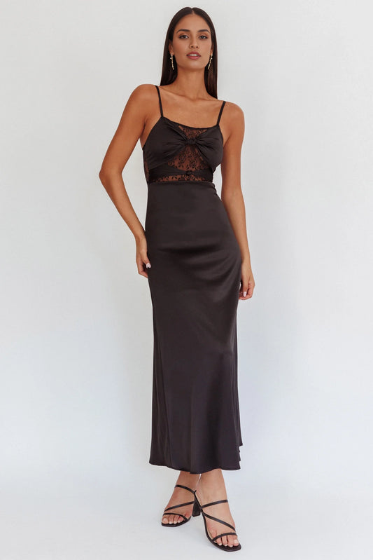 Gorgeous adjustable shoulder straps with twisted details, lace tight corset, bridesmaid dress