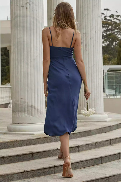 Gorgeous mid length adjustable camisole corset with zipper at the back Bridesmaid Dresses