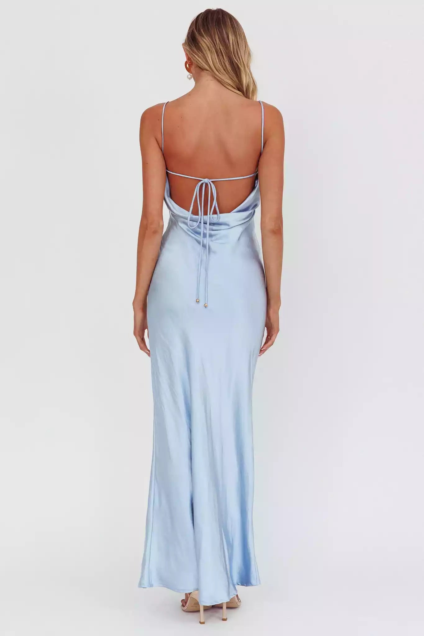 Gorgeous rose dew back satin side zipper creates an impressive look Bridesmaid Dresses