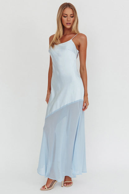 Gorgeous thin shoulder strap without lining, side zipper showcases elegant temperament bridesmaid dress