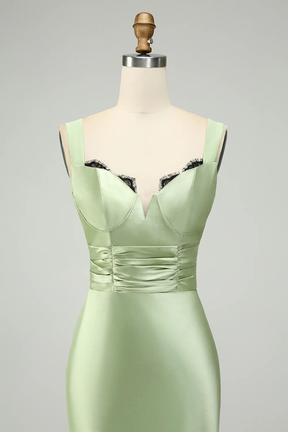 Mermaid Asymmetrical Satin Bridesmaid Dress