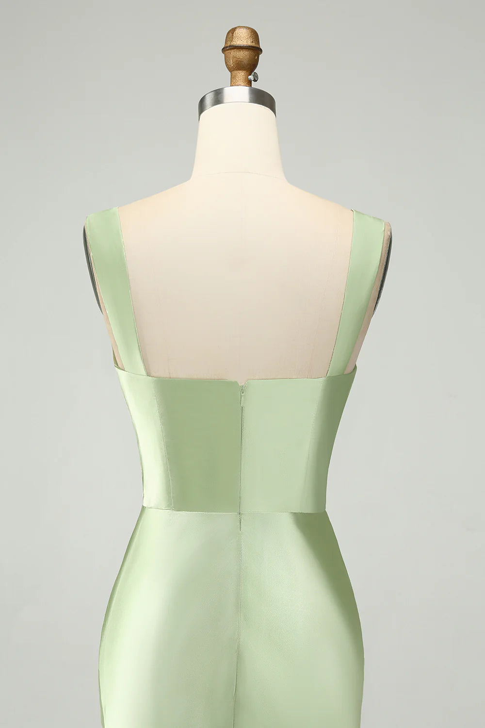Mermaid Asymmetrical Satin Bridesmaid Dress