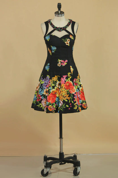 Elegant classical sleeveless camisole embellishments with jewelry lace party ball cocktail dress