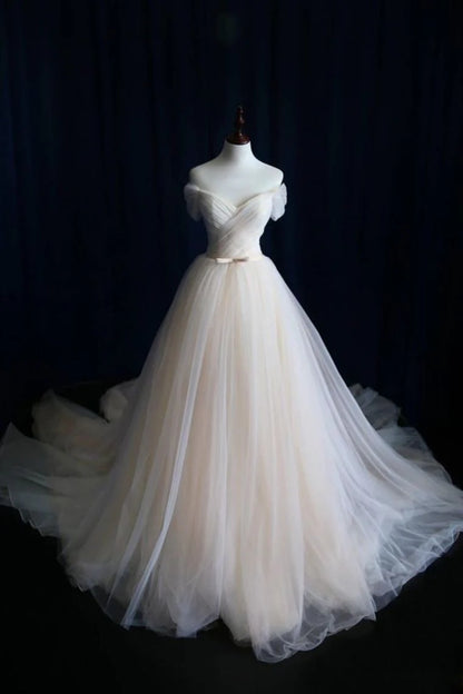 Hot selling ball party dress with A-line off shoulder strap and strap