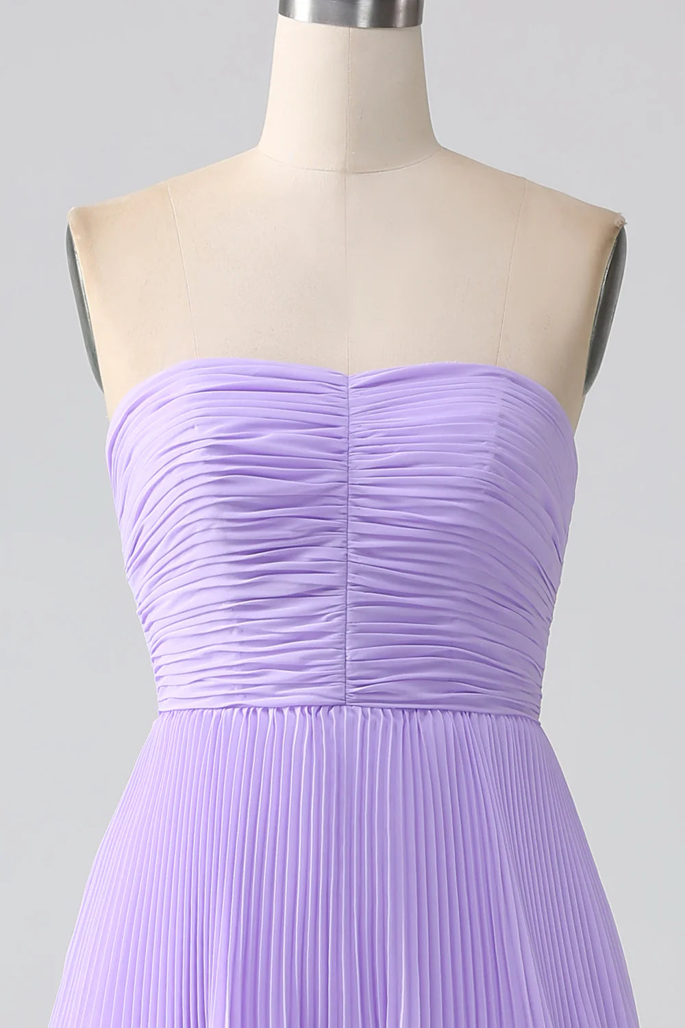 A-Line Sweetheart Tiered Floor Length Chiffon Bridesmaid Dress