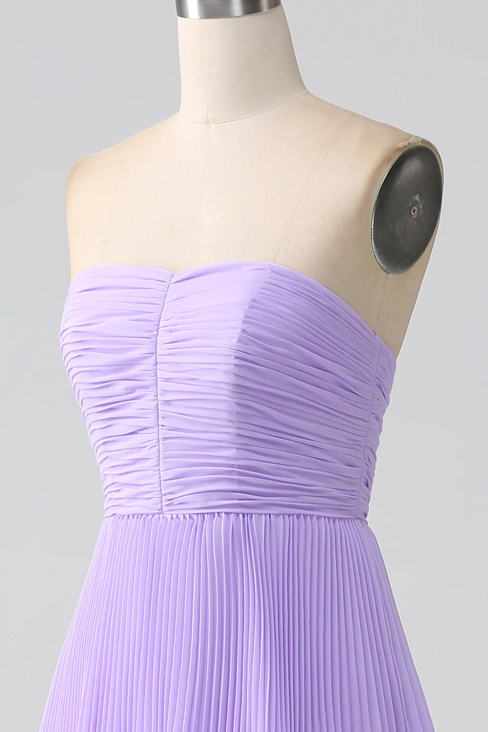 A-Line Sweetheart Tiered Floor Length Chiffon Bridesmaid Dress