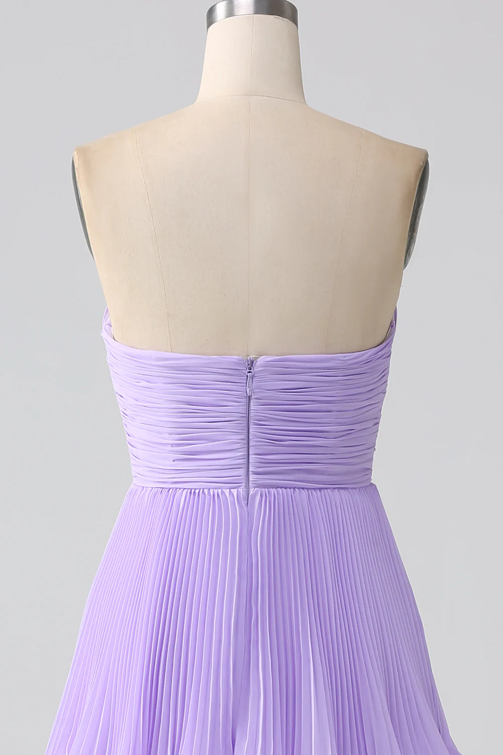 A-Line Sweetheart Tiered Floor Length Chiffon Bridesmaid Dress