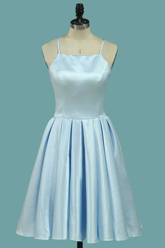 New Italian Noodle Strap Dress Satin A Series