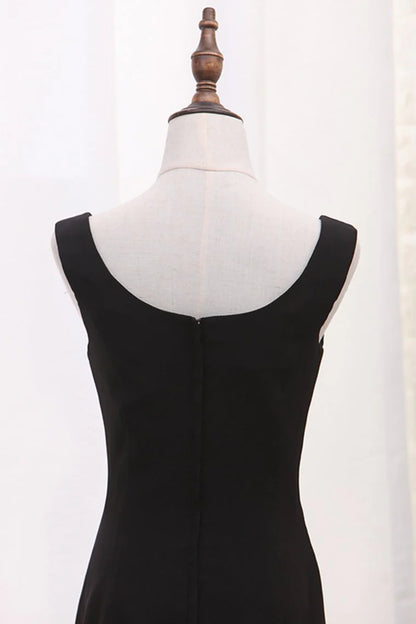 New Square Neck Evening Dress Satin Mermaid Ball Evening Dress