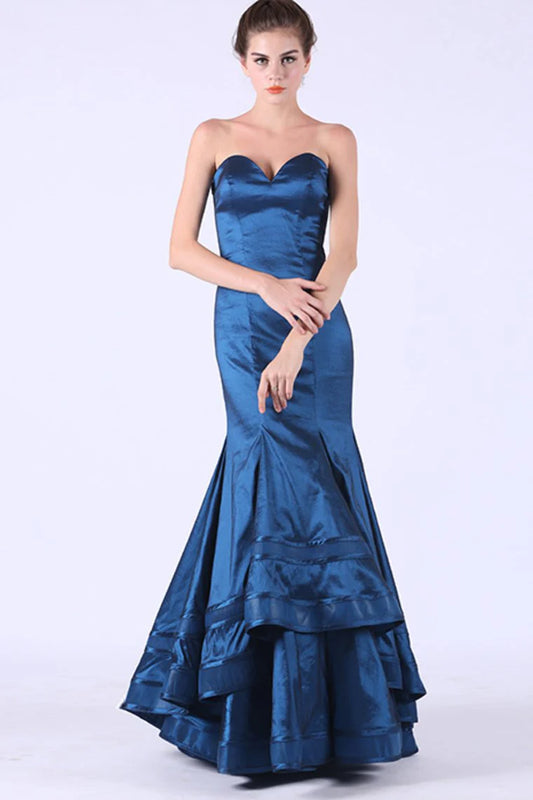 Sweet Mermaid Swinging Tail Formal Party Ball Evening Dress