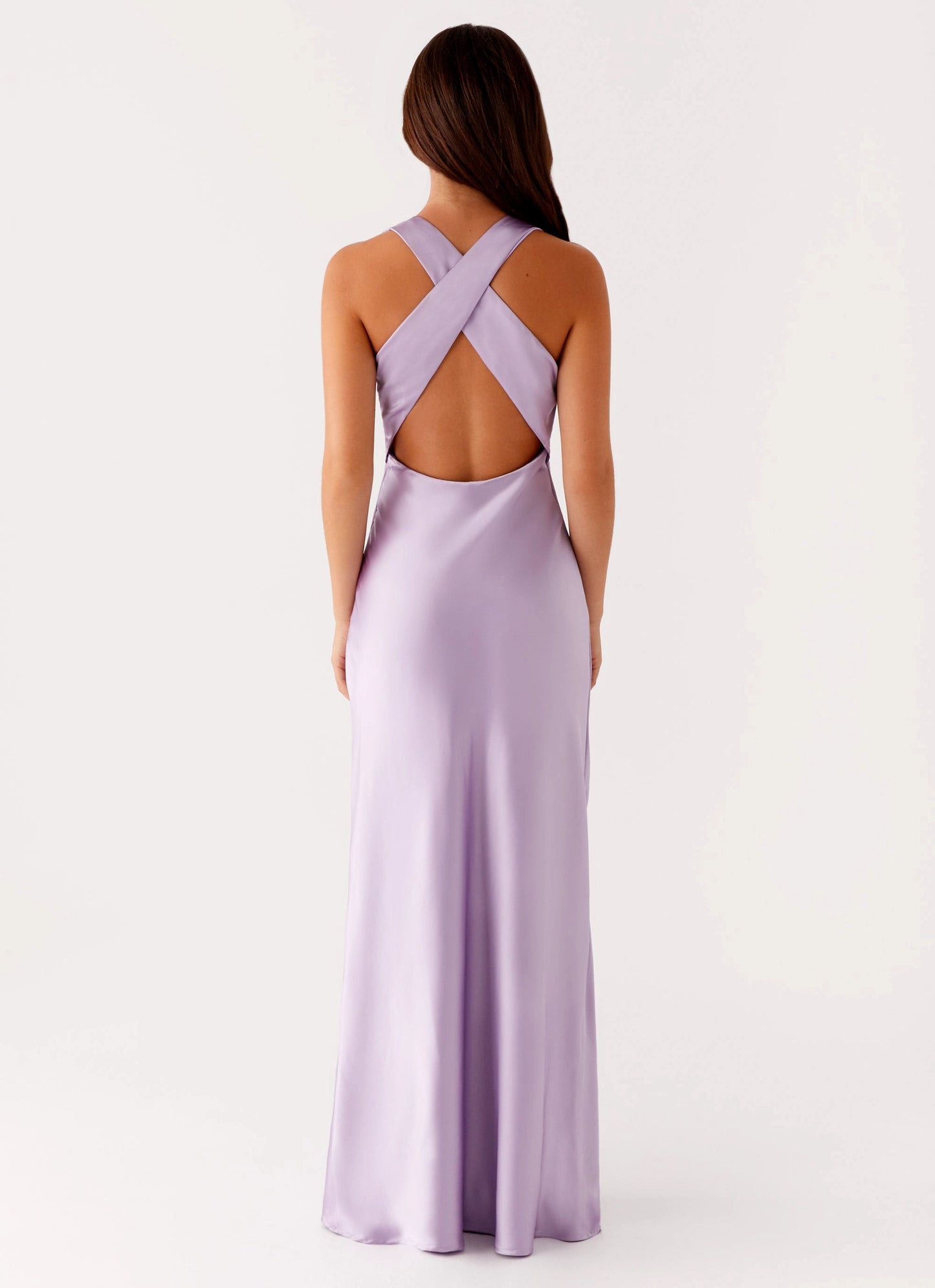 OKBBN Bold and Elegant V-neck Cross Back Prom Dresses