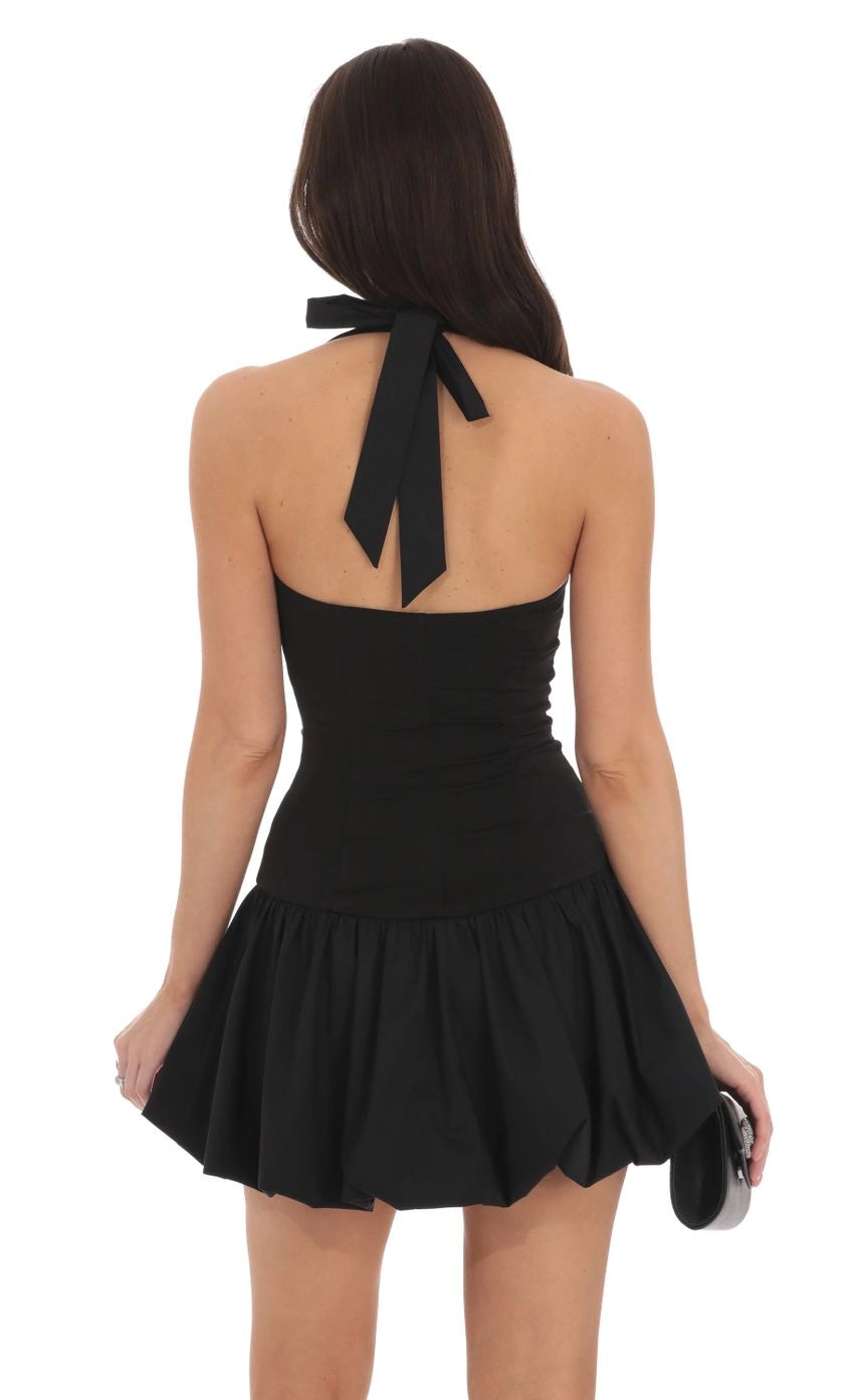 OKBBN Cute Sleeveless Wide Shoulder Strap Bubble Skirt Homecoming Dresses