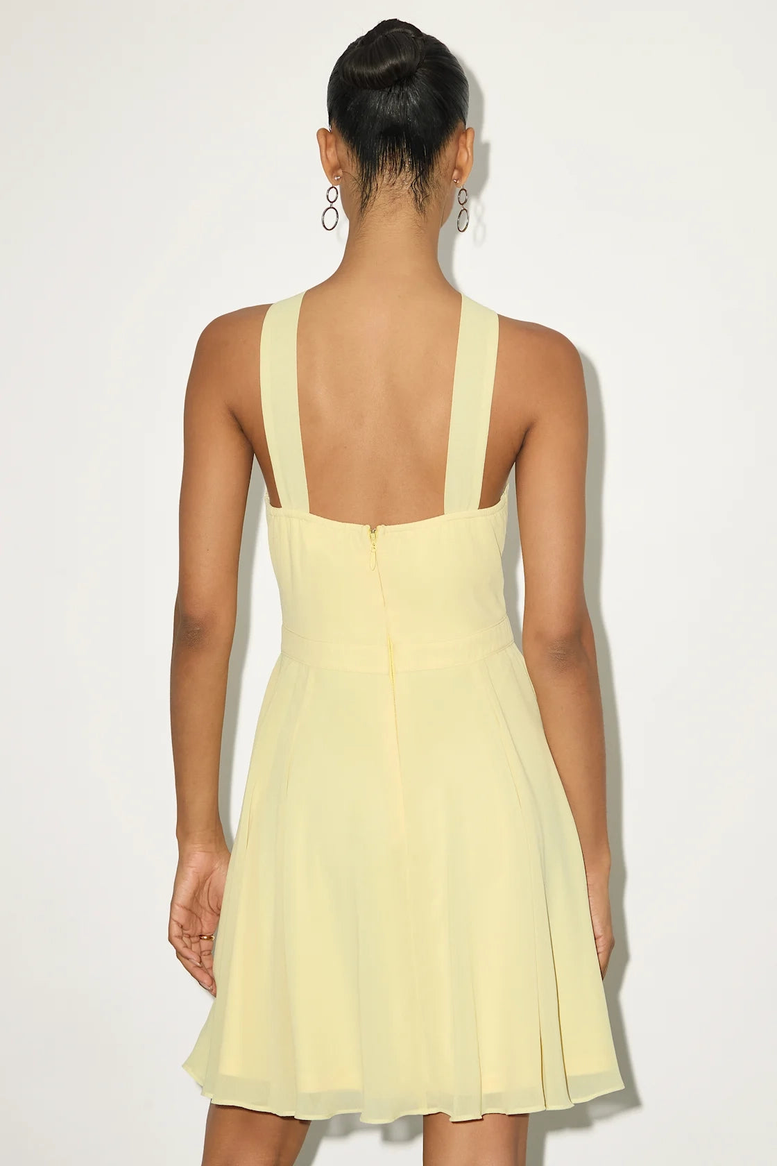OKBBN Cute Translucent Shoulder Strap Princess Thread Sewing Slimming Homecoming Dresses