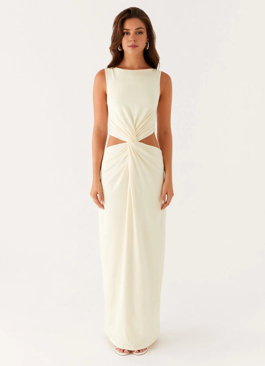 OKBBN's stunning structured pleated hem details add texture and dynamism to Prom Dresses