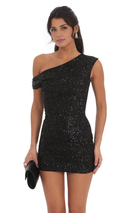 OKBBN Elegant Sparkling Off Shoulder Glitter Tight Homecoming Dresses