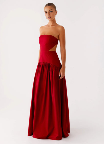 OKBBN Fashion Exquisite Off Shoulder Perfectly Outlines Shoulder Curves Prom Dresses