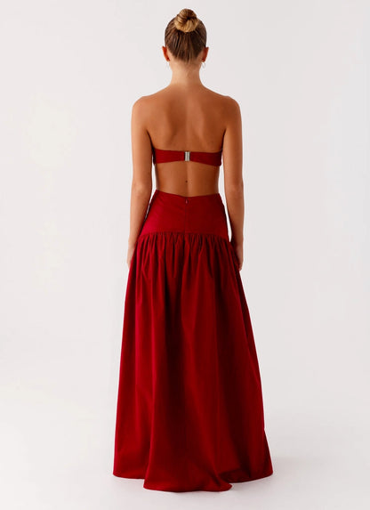 OKBBN Fashion Exquisite Off Shoulder Perfectly Outlines Shoulder Curves Prom Dresses