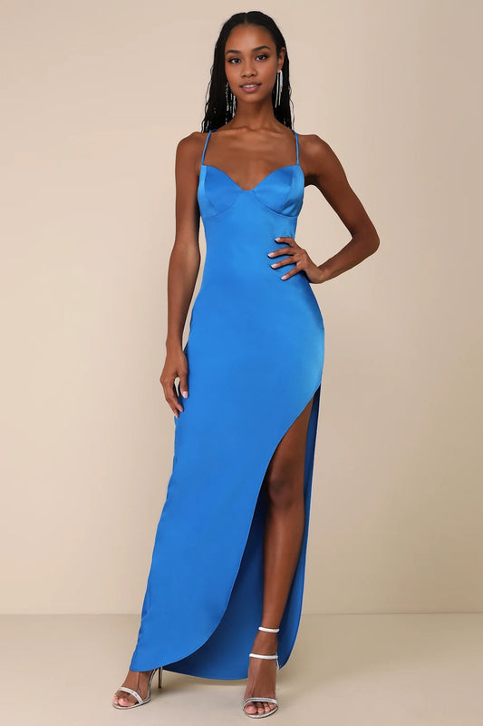 OKBBN Gorgeous Ribbon Strap Strap Strap Thin Strap Homecoming Dresses