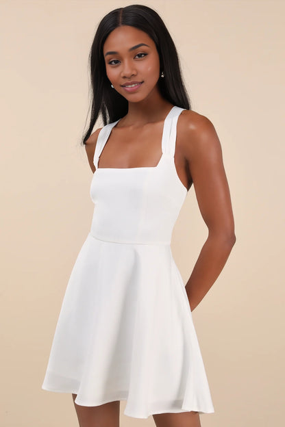 OKBBN's Admirable Fashion Satin Lace Mini Homecoming Dresses