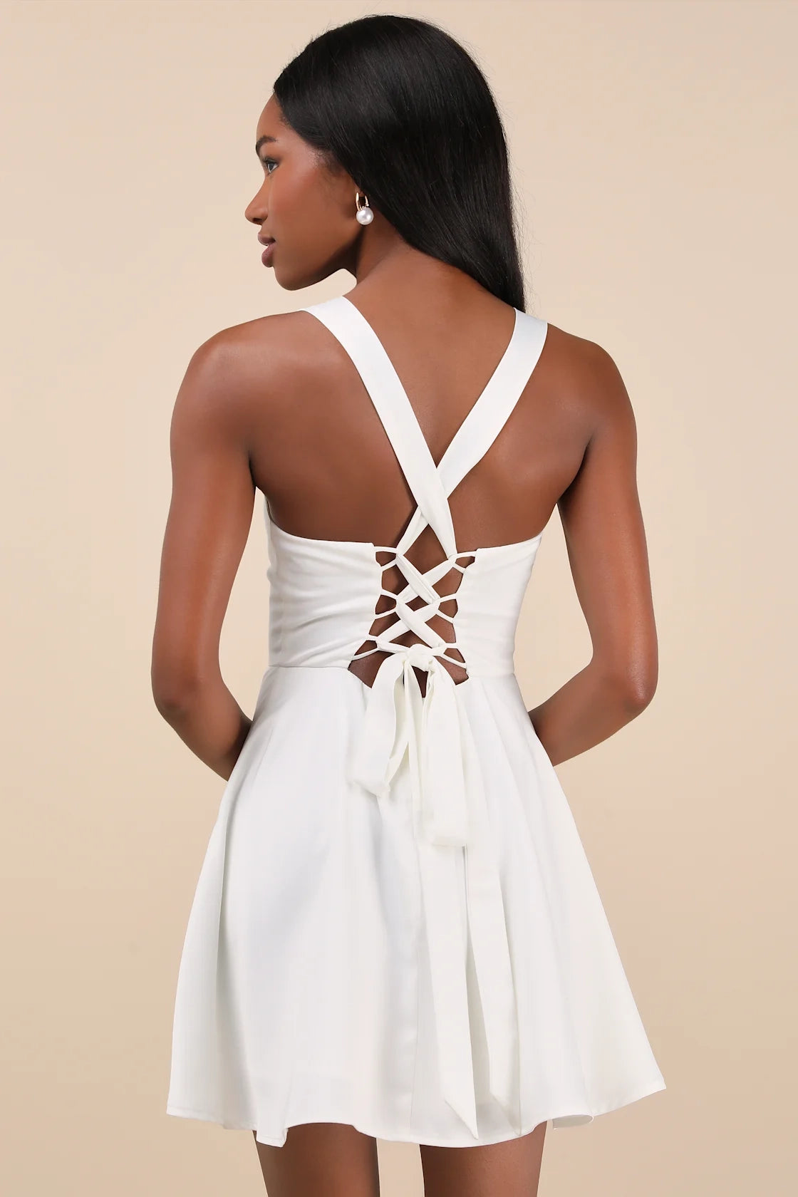 OKBBN's Admirable Fashion Satin Lace Mini Homecoming Dresses