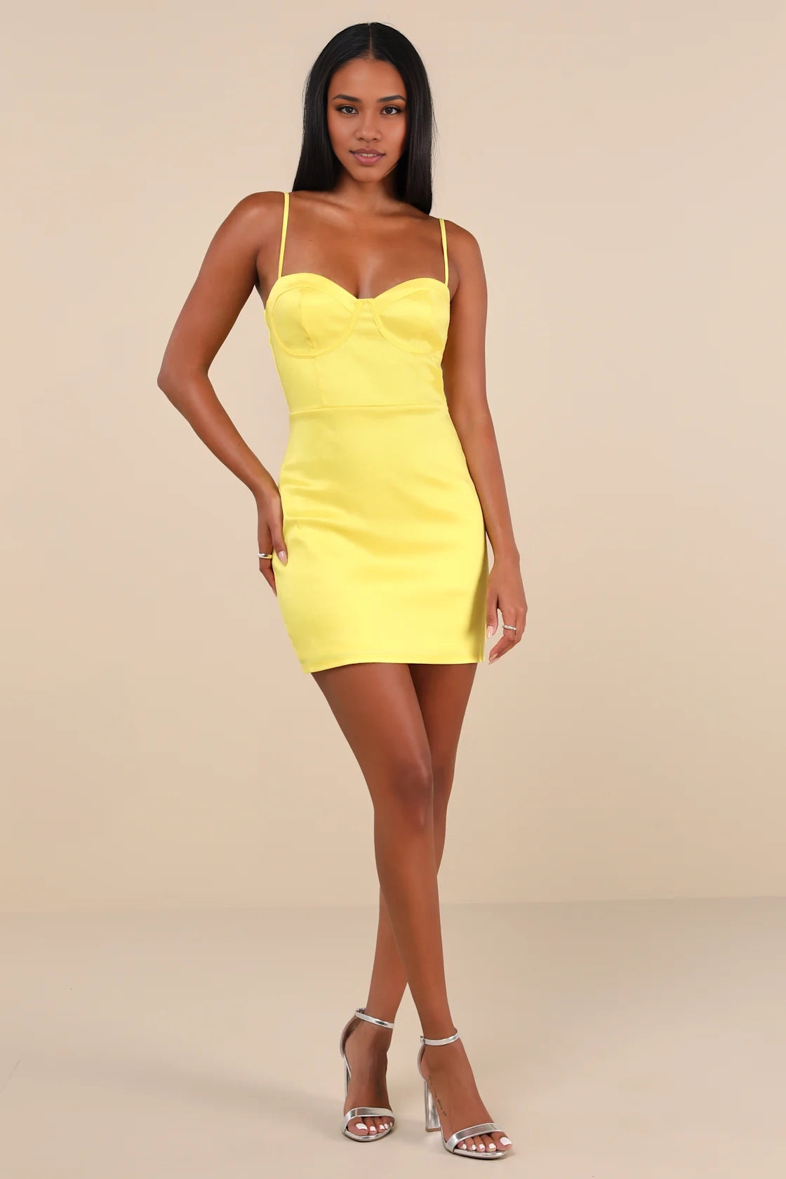 OKBBN's charming thin shoulder strap short taffeta tight mini Homecoming Dresses