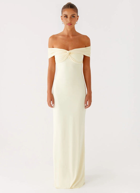 OKBBN's bold and stylish off shoulder corset highlights natural curves Prom Dresses