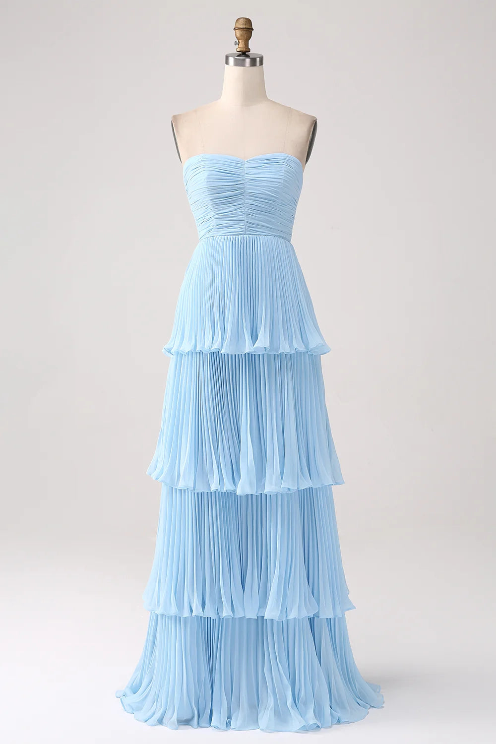 OKBBN's charming A-line sweetheart layering and chiffon Bridesmaid Dresses