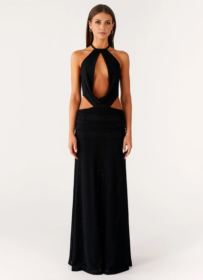 OKBBN's charming fully lined elastic mesh fabric, long front grille with hollowed out back straps and pleated Homecoming Dresses