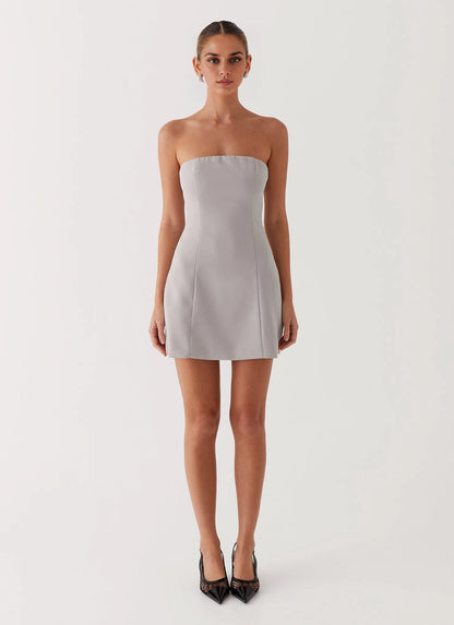 OKBBN's charming mini off shoulder collar with back panel and off shoulder perfect shaping Prom Dresses